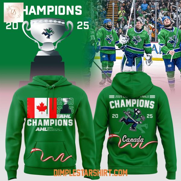 Abbotsford Canucks Special Edition 2025 AHL Champions Hoodie T Shirt