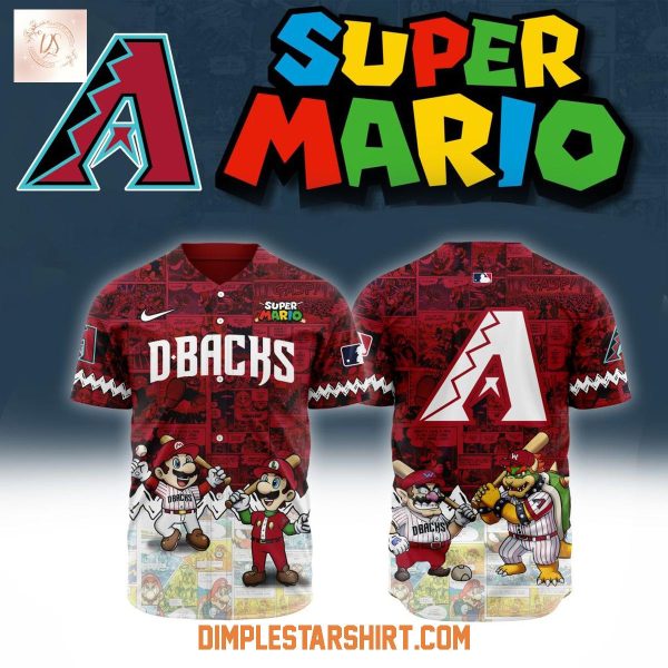 Arizona Diamondbacks x Super Mario 2025 Baseball Jersey