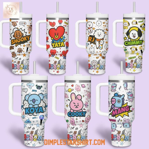 BTS BT21 Custom Stanley Tumbler 40oz