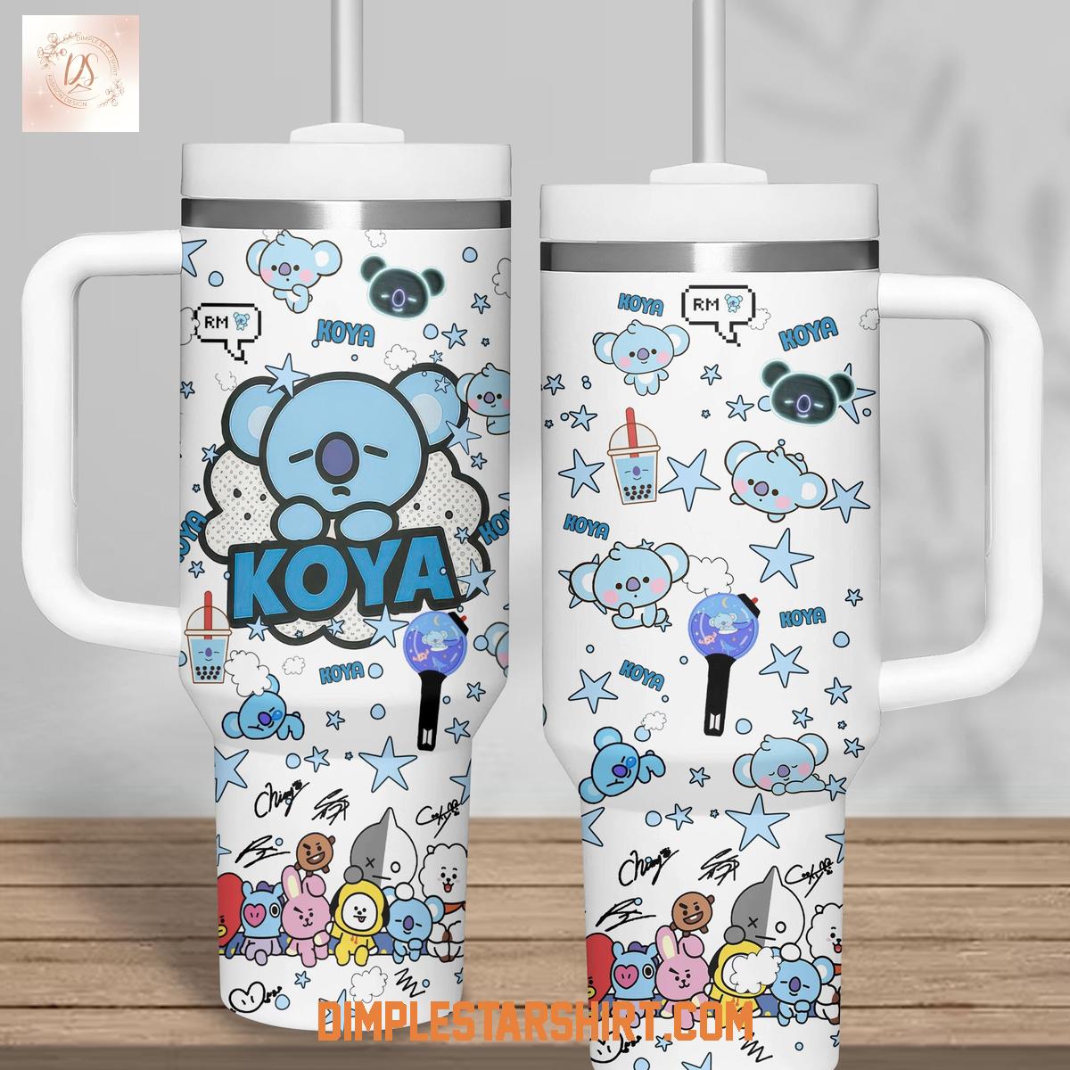 BTS BT21 Custom Stanley Tumbler 40oz BTS BT21 Custom Stanley Tumbler 40oz