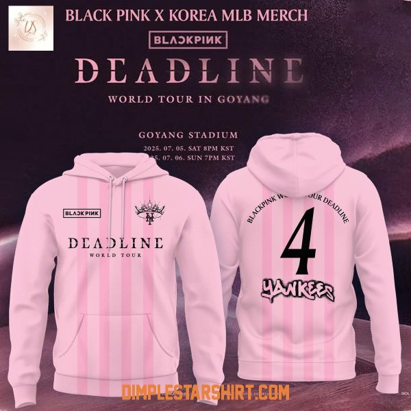 Blackpink Mix New York Yankees Deadline World Tour Hoodie T Shirt