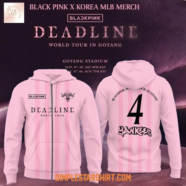 Blackpink Mix New York Yankees Deadline World Tour Hoodie T Shirt