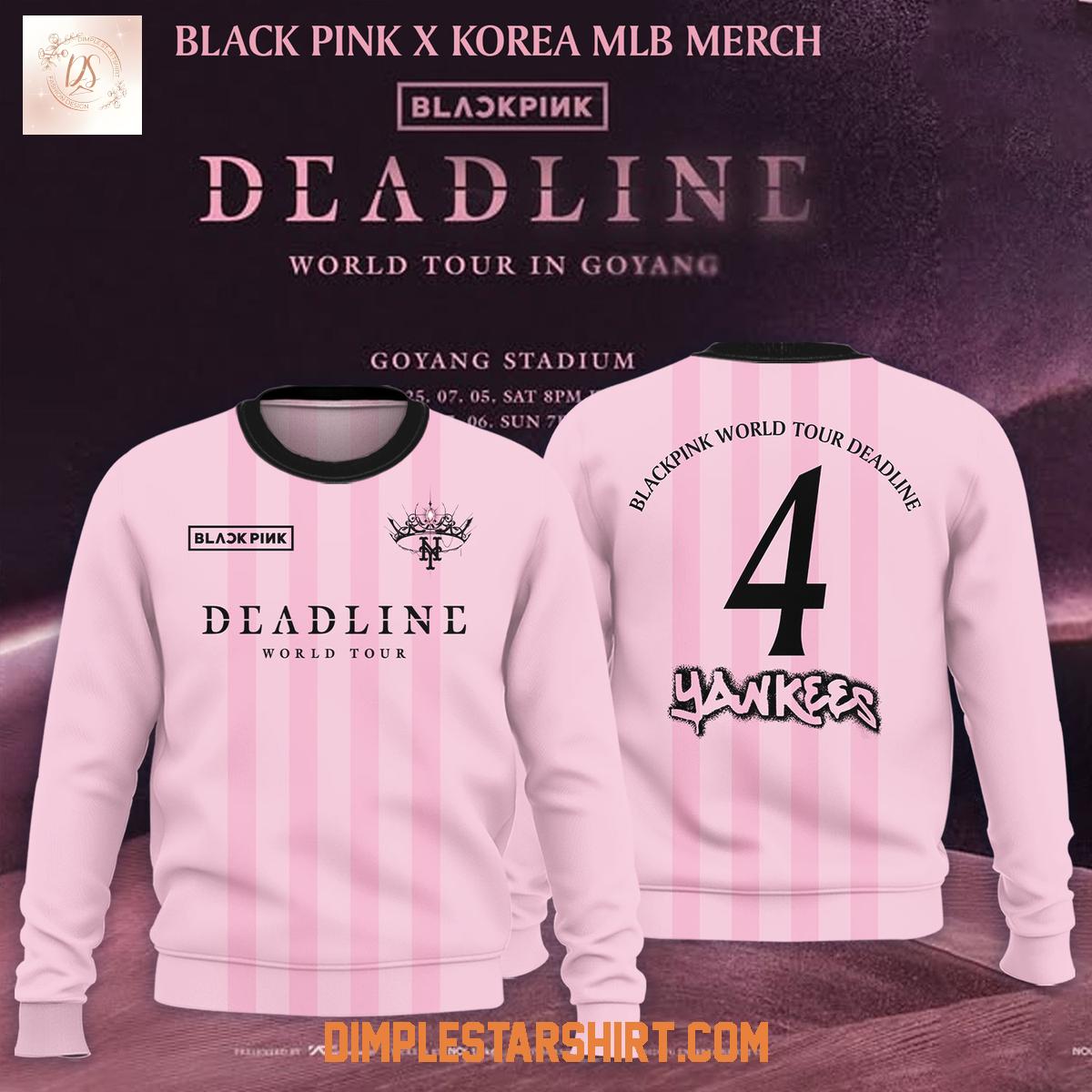 Blackpink Mix New York Yankees Deadline World Tour Hoodie T Shirt Blackpink Mix New York Yankees Deadline World Tour Hoodie T Shirt