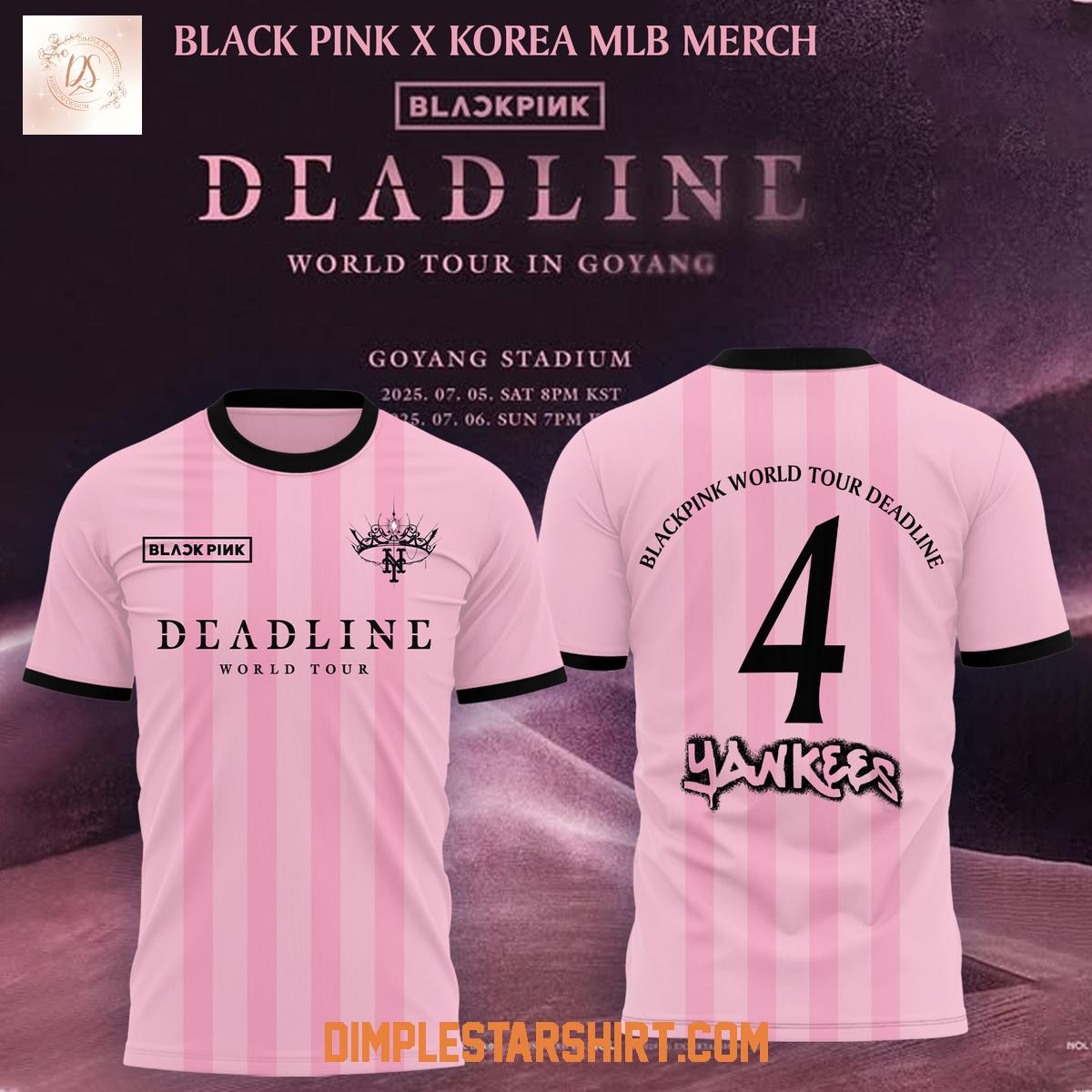Blackpink Mix New York Yankees Deadline World Tour Hoodie T Shirt Blackpink Mix New York Yankees Deadline World Tour Hoodie T Shirt