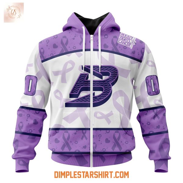 Boston Fleet PWHL Lavender Hockey Fights Cancer Hoodie Shirt
