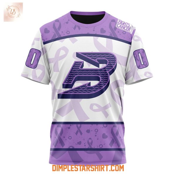 Boston Fleet PWHL Lavender Hockey Fights Cancer Hoodie Shirt