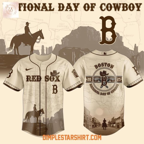 Boston Red Sox National Day Of Cowboys Baseball Jersey