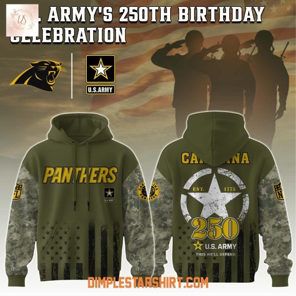 Carolina Panthers NFL x US Army’s 250th Anniversary Hoodie Shirt