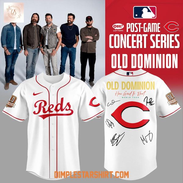 Cincinnati Reds x Old Dominion How Good Is That World Tour Baseball Jersey