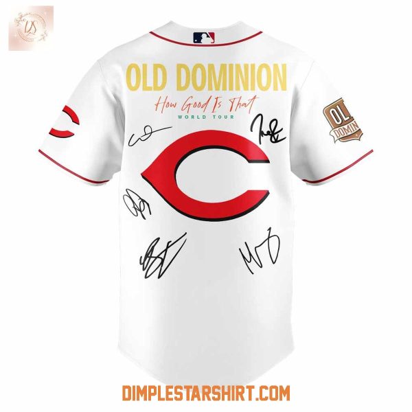 Cincinnati Reds x Old Dominion How Good Is That World Tour Baseball Jersey