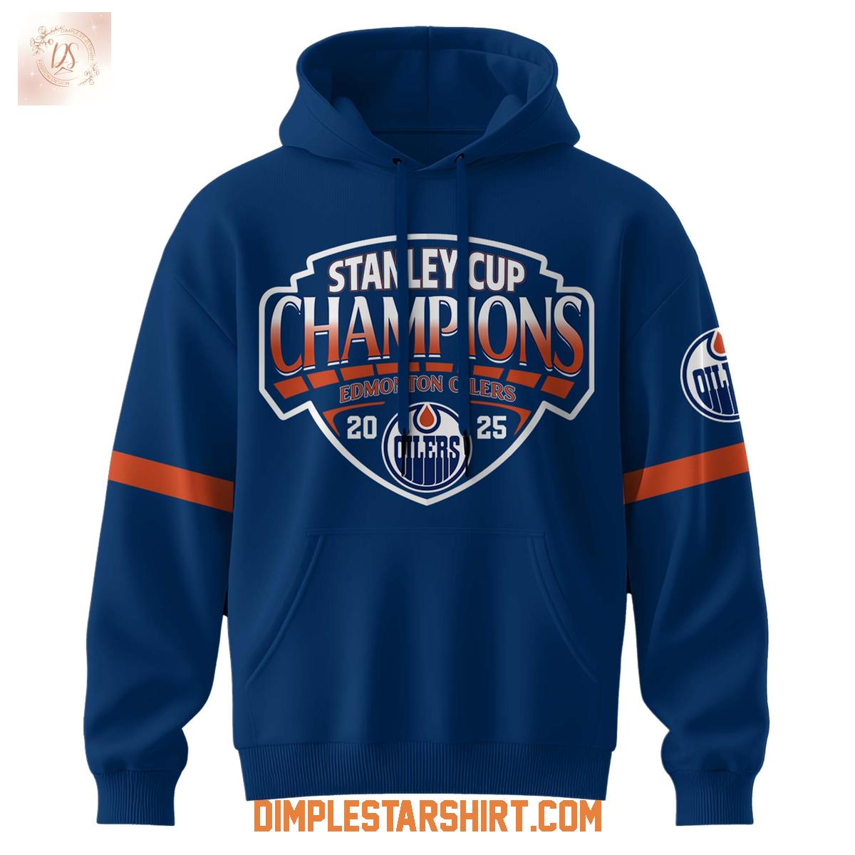Edmonton Oilers Stanley Cup 2025 Champions Hoodie Shirt Edmonton Oilers Stanley Cup 2025 Champions Hoodie Shirt