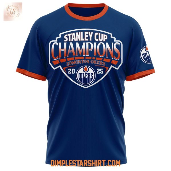 Edmonton Oilers Stanley Cup 2025 Champions Hoodie Shirt