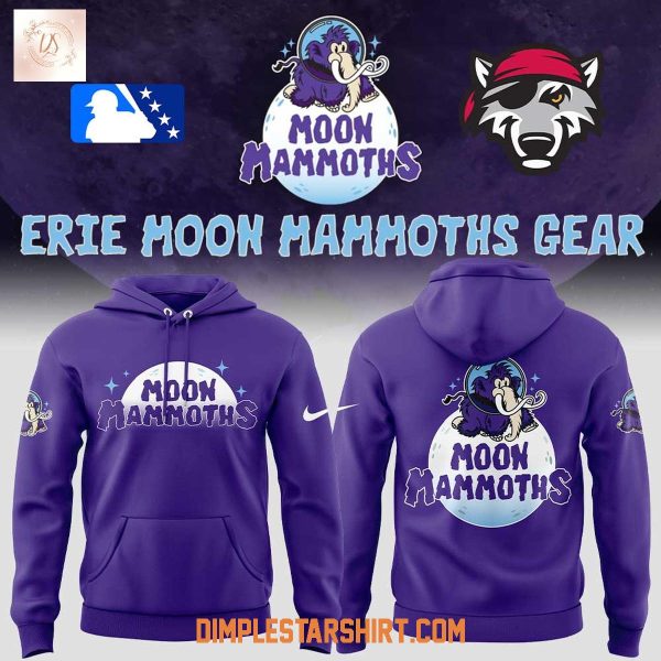 Erie SeaWolves Moon Mammoths Gear Hoodie Shirt