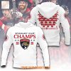 Reigning Champions Stanley Cup Florida Panthers Two Time Quest For The Cup Blue Hoodie Shirt