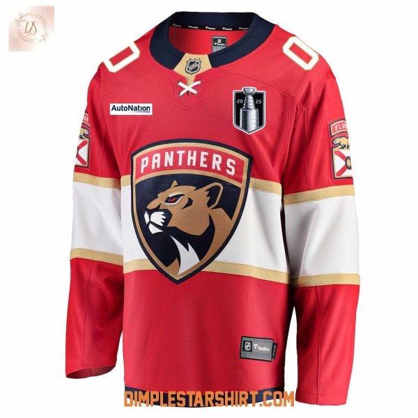 Florida Panthers Stanley Cup 2025 Champions Hockey Jersey