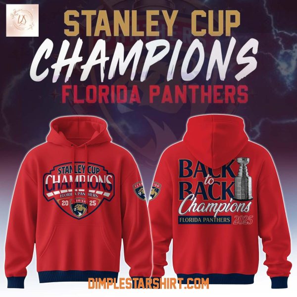 Florida Panthers Stanley Cup 2025 Champions Hoodie Shirt