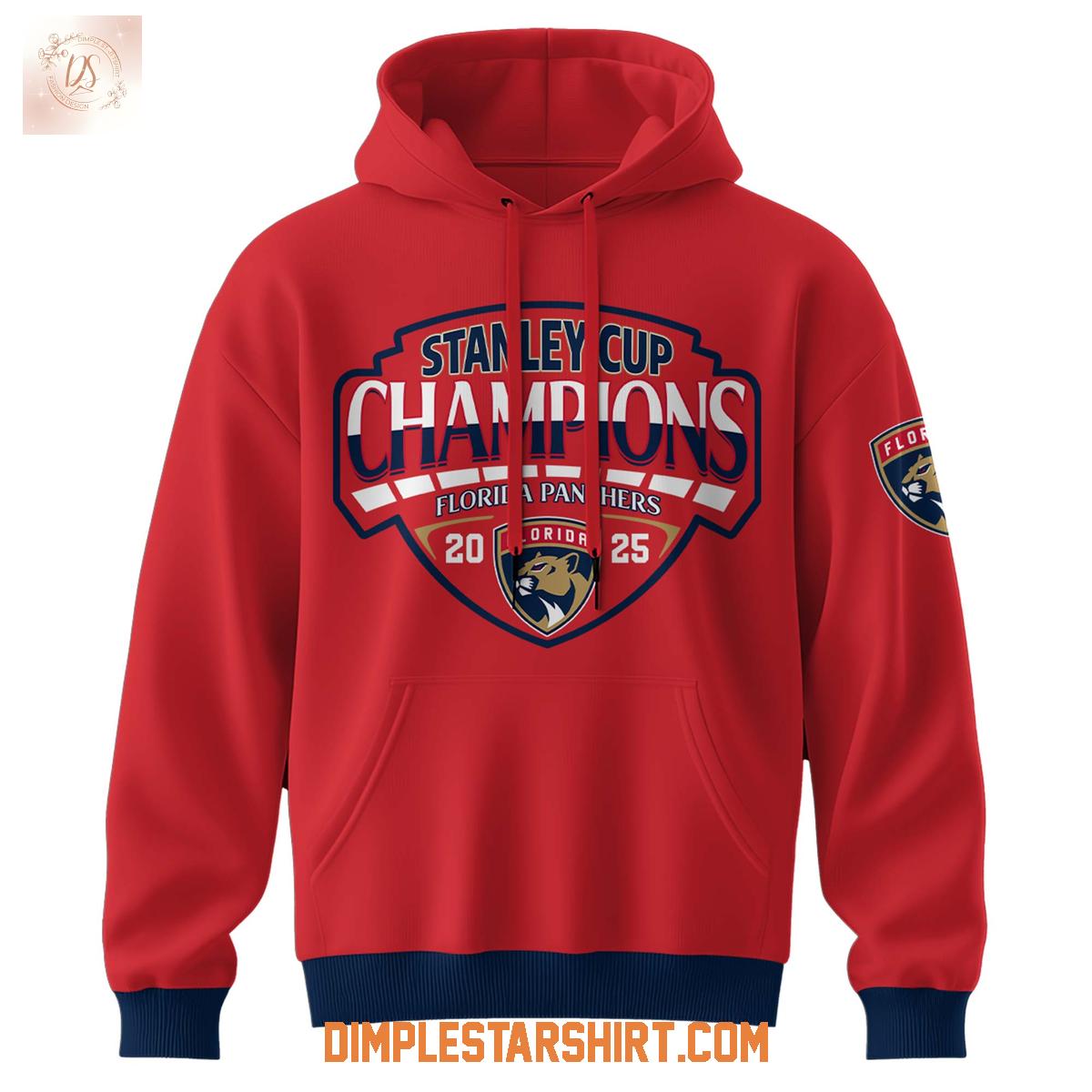 Florida Panthers Stanley Cup 2025 Champions Hoodie Shirt Florida Panthers Stanley Cup 2025 Champions Hoodie Shirt