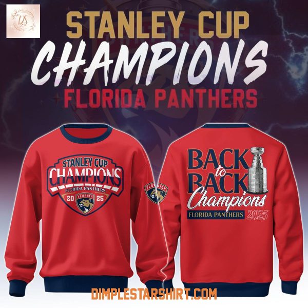Florida Panthers Stanley Cup 2025 Champions Hoodie Shirt