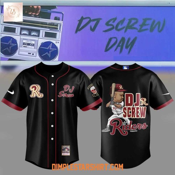 Frisco RoughRiders x DJ Screw Baseball Jersey