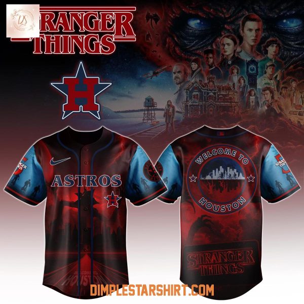 Houston Astros x Stranger Things 5 Baseball Jersey