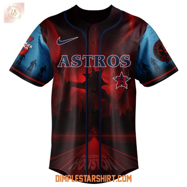 Houston Astros x Stranger Things 5 Baseball Jersey