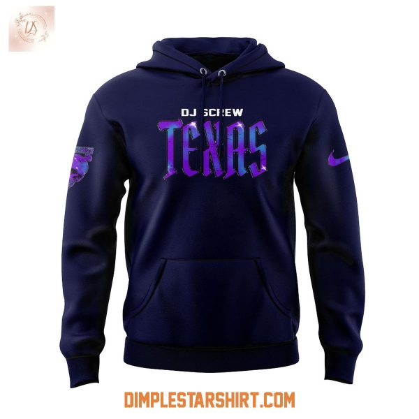 Houston Texans DJ Screw Slabs Blue Hoodie T Shirt