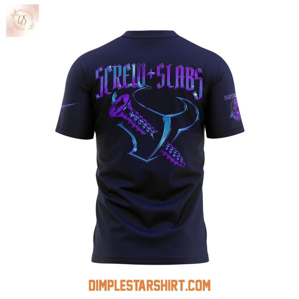 Houston Texans DJ Screw Slabs Blue Hoodie T Shirt