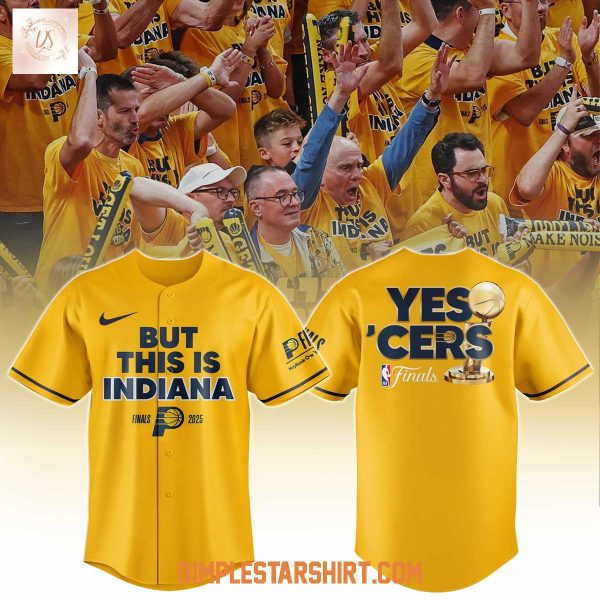 Indiana Pacers NBA Finals 2025 But This Is Indiana Baseball Jersey