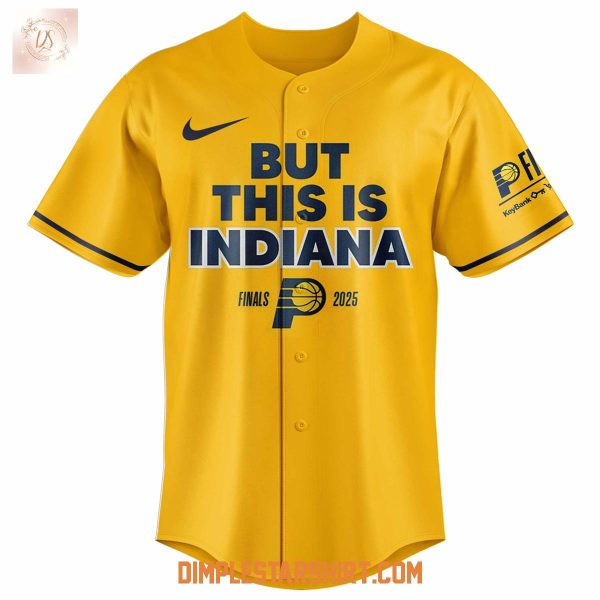 Indiana Pacers NBA Finals 2025 But This Is Indiana Baseball Jersey