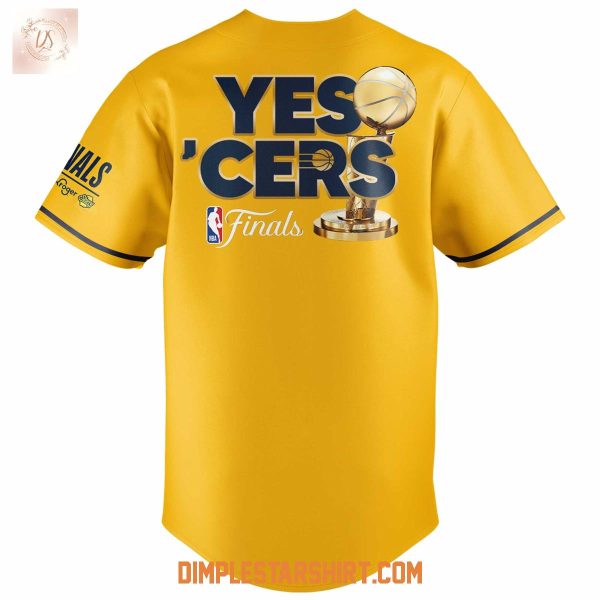 Indiana Pacers NBA Finals 2025 But This Is Indiana Baseball Jersey
