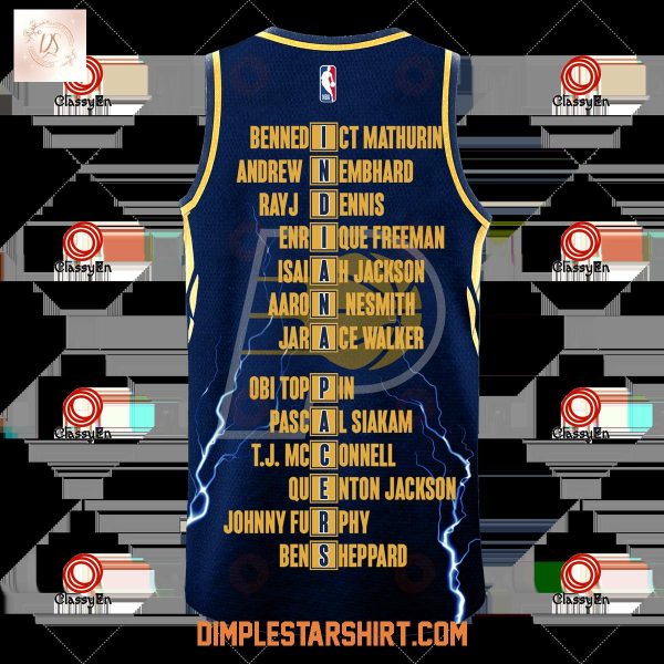 Indiana Pacers NBA Finals Champions 2025 Basketball Jersey