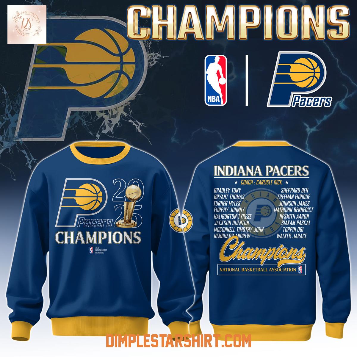 Indiana Pacers NBA Finals Champions 2025 Hoodie T Shirt Indiana Pacers NBA Finals Champions 2025 Hoodie T Shirt