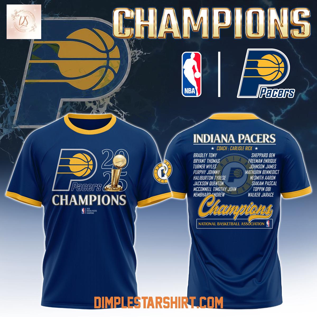 Indiana Pacers NBA Finals Champions 2025 Hoodie T Shirt Indiana Pacers NBA Finals Champions 2025 Hoodie T Shirt