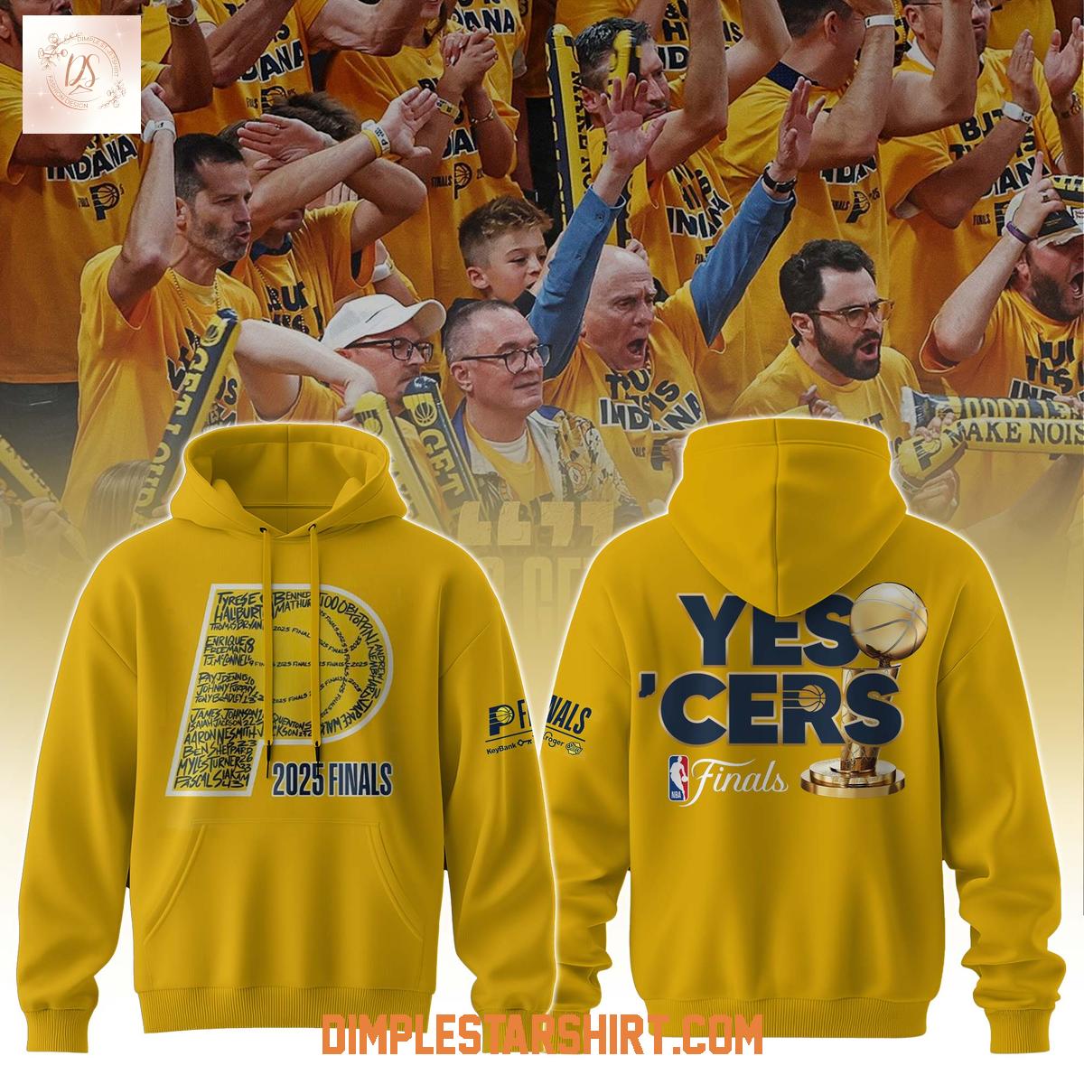 Indiana Pacers Yes' Cers NBA Finals 2025 Hoodie T Shirt Indiana Pacers Yes' Cers NBA Finals 2025 Hoodie T Shirt