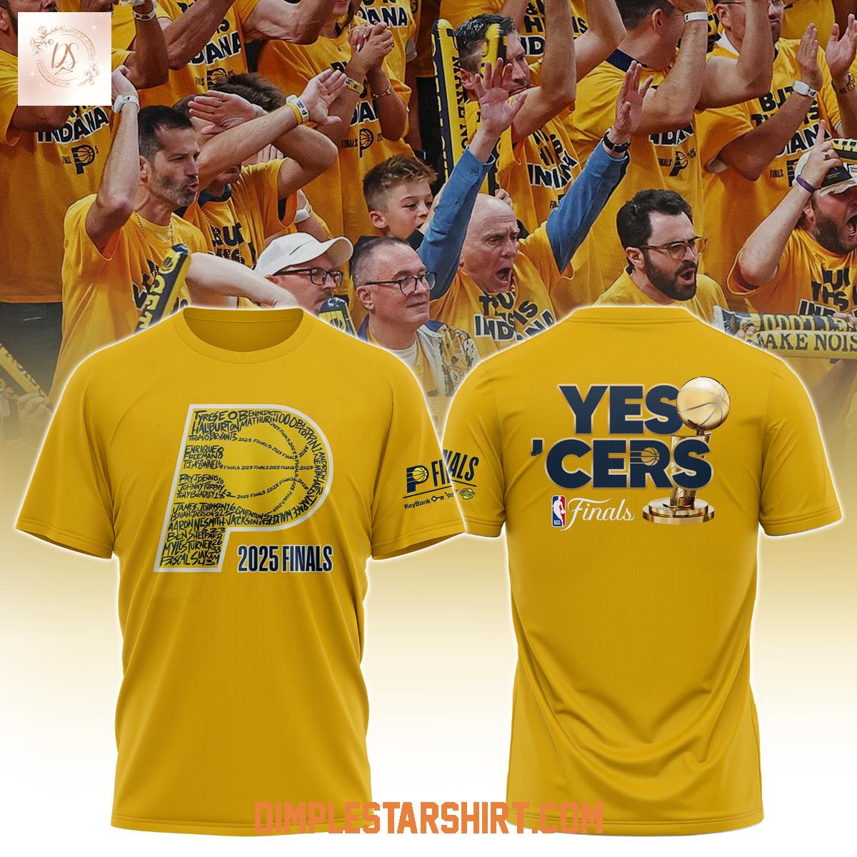 Indiana Pacers Yes' Cers NBA Finals 2025 Hoodie T Shirt Indiana Pacers Yes' Cers NBA Finals 2025 Hoodie T Shirt