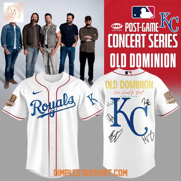 Kansas City Royals x Old Dominion How Good Is That World Tour Baseball Jersey