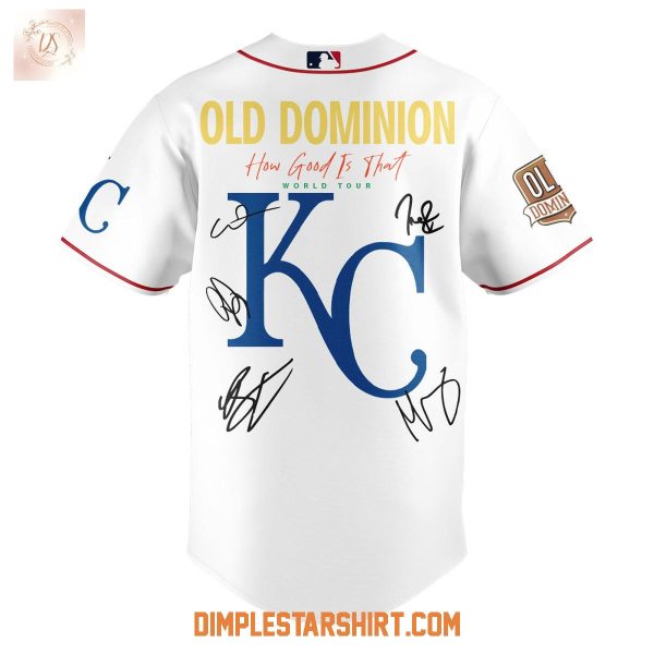 Kansas City Royals x Old Dominion How Good Is That World Tour Baseball Jersey