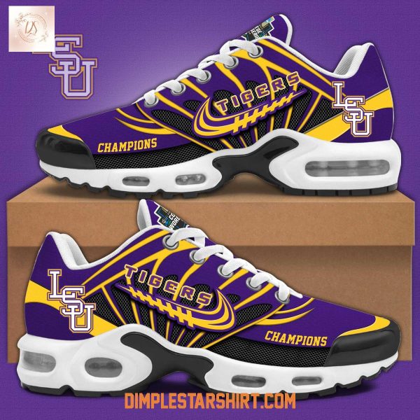 LSU Tigers Baseball 2025 College World Series Champions Air Max Shoes