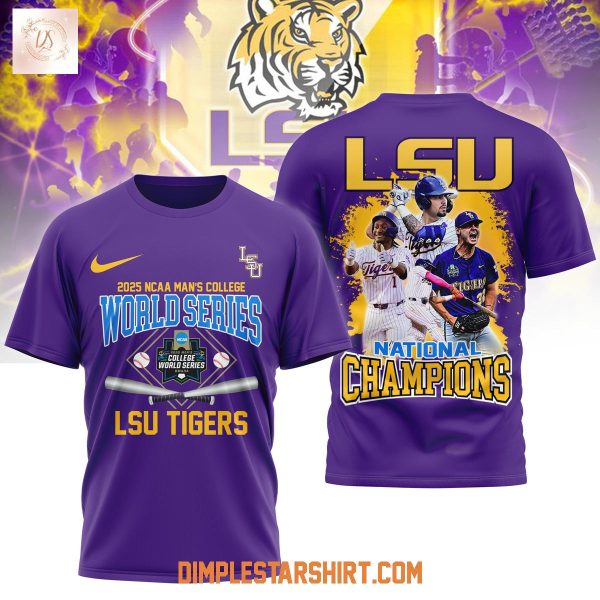 LSU Tigers National Champions Baseball World Series Shirt