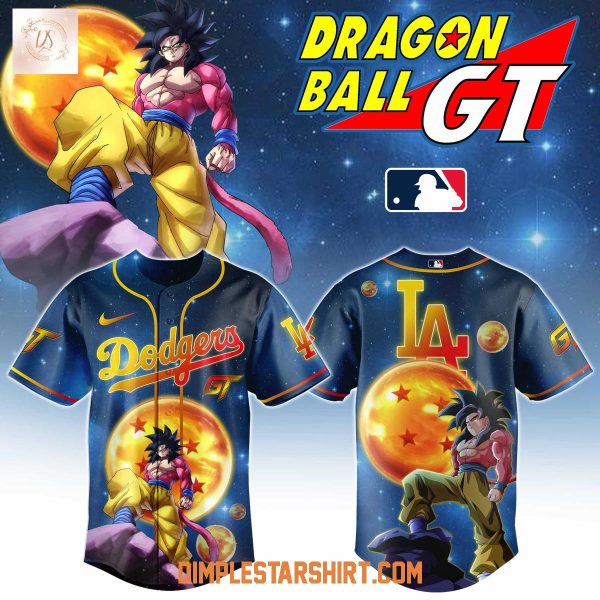Los Angeles Dodgers Super Saiyan Dragon Ball 2025 Baseball Jersey