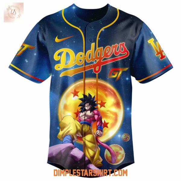 Los Angeles Dodgers Super Saiyan Dragon Ball 2025 Baseball Jersey