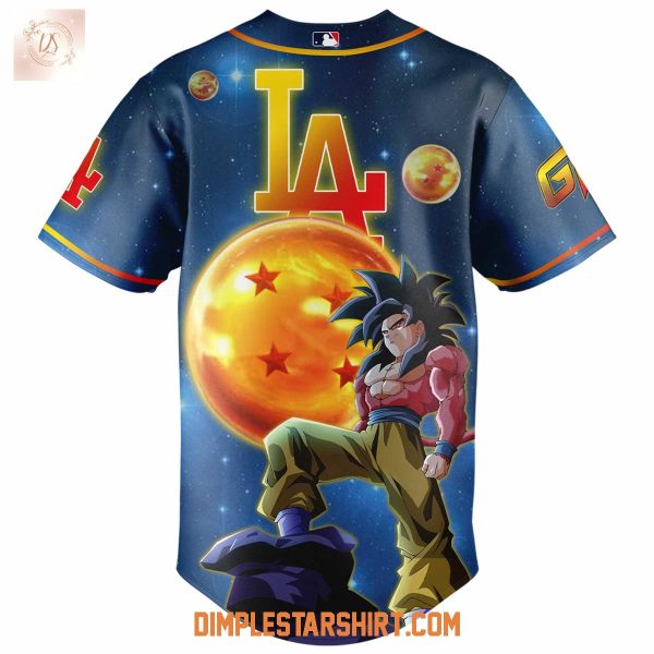 Los Angeles Dodgers Super Saiyan Dragon Ball 2025 Baseball Jersey
