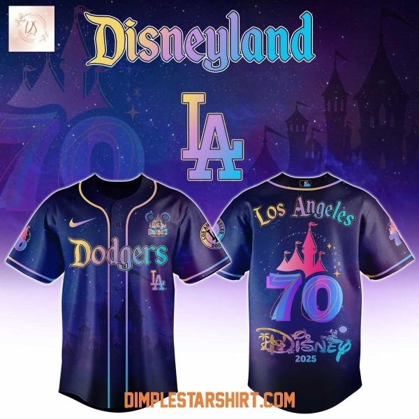 Los Angeles Dodgers x Disneyland 70th Anniversary 2025 Baseball Jersey