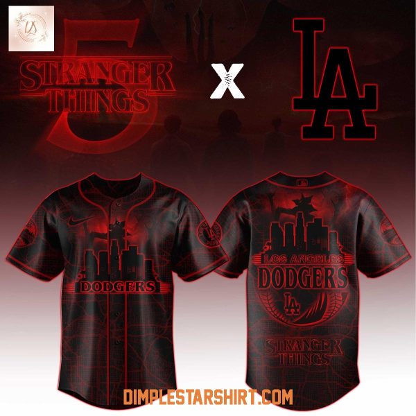 Los Angeles Dodgers x Stranger Things 5 Baseball Jersey