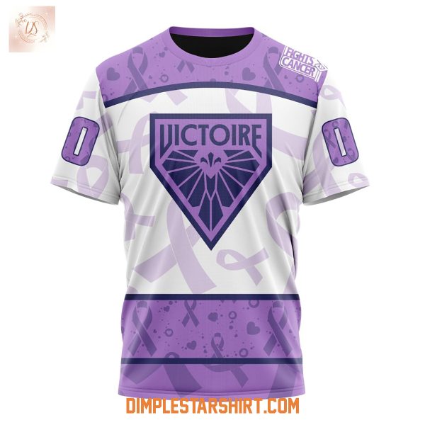 Montreal Victoire PWHL Lavender Hockey Fights Cancer Hoodie Shirt