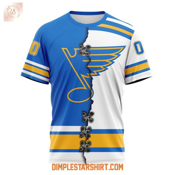 NHL St. Louis Blues Personalized New 2025_2026 Home Mix Away Hoodie T Shirt