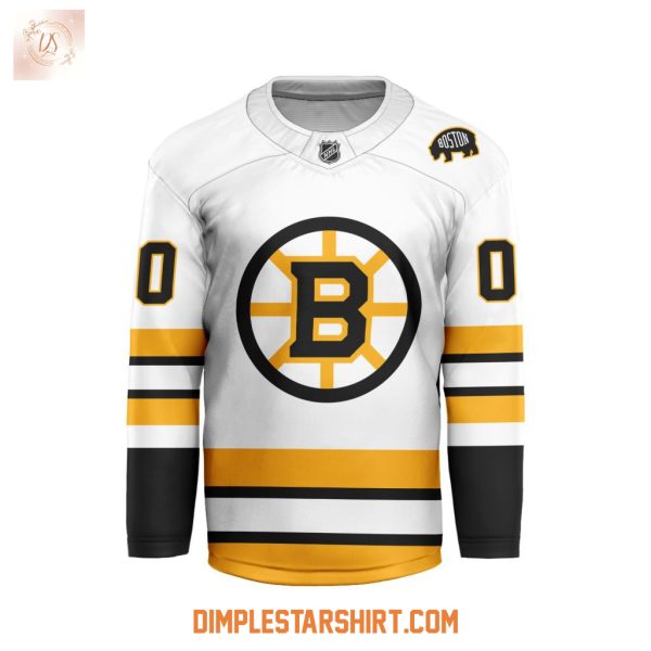 NHL Boston Bruins Personalized New 2025 2026 Away Hockey Jersey
