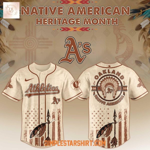 Oakland Athletics x Native American Heritage Month Baseball Jersey
