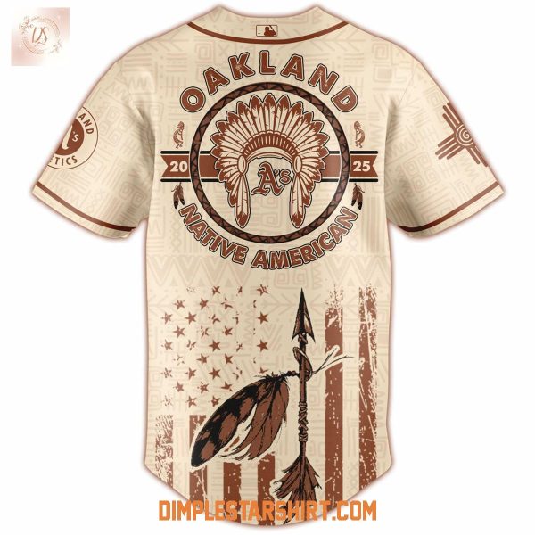Oakland Athletics x Native American Heritage Month Baseball Jersey