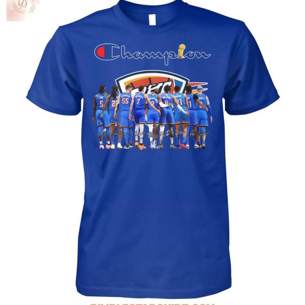 Oklahoma City Thunder All Team Champion T Shirt